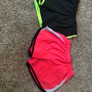 Girls Nike running shorts